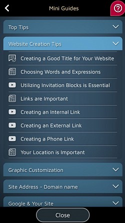 Sinulla on suora pääsy oppaisiin, vinkkeihin ja opetusohjelmiin.