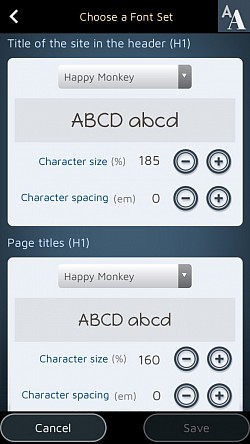 Täysi hallinta sivustollasi käytettävistä fonteista